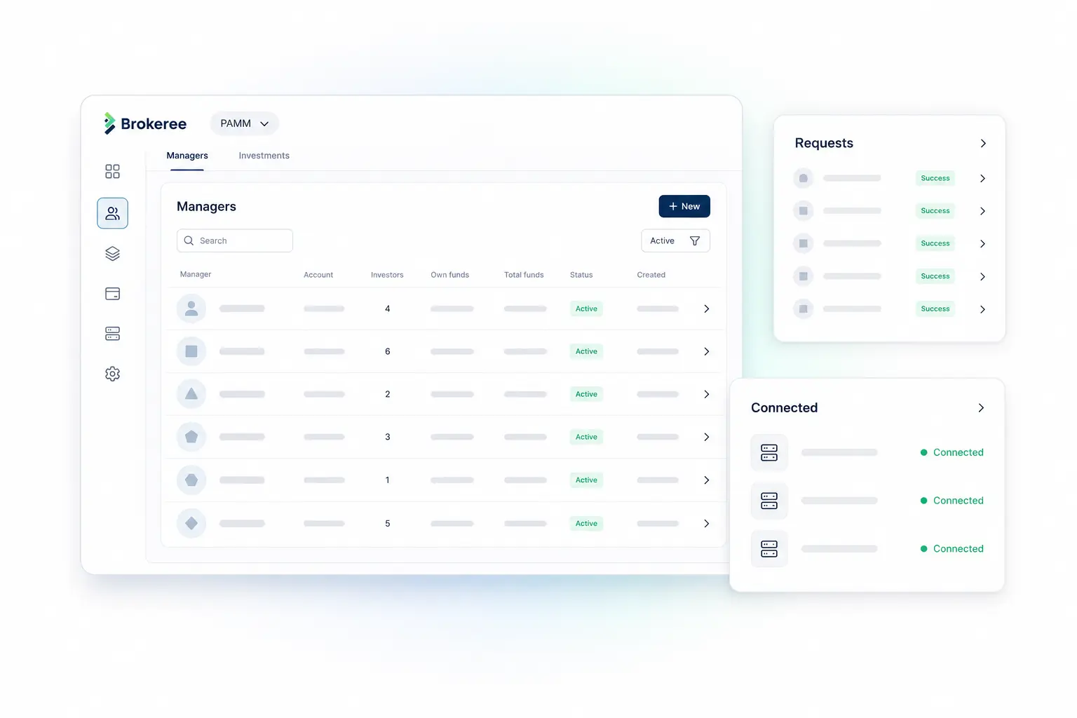 PAMM Admin Portal for Brokers